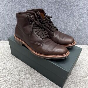 Alden Plain Toe boot 4512HC Men's size 10D w/ Box